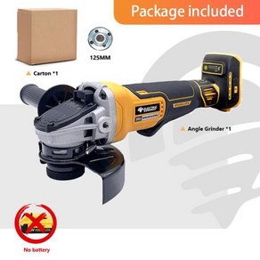 Dewalt 20V 배터리용 전기 DCG406 각도 연마기 브러시리스 자기 부상 금속 절단 충전 100mm 125mm