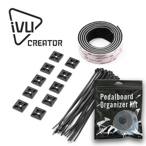 iVU CREATOR - Pedalboard Organizer Kit / 페달보드 세팅 키트 (벨크로/케이블타이/마운트)