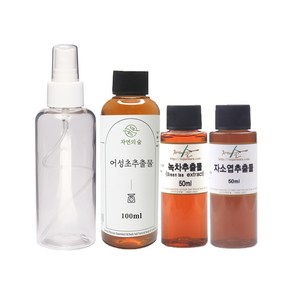 천연 어성초 두피스프레이 만들기세트 200ml 두피케어 두피진정 모발관리 두피영양, 1개