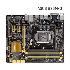 아우스 Asus B85M-G PLUS 1150 4 스트립 메모리 B85 마더보드 메인보드