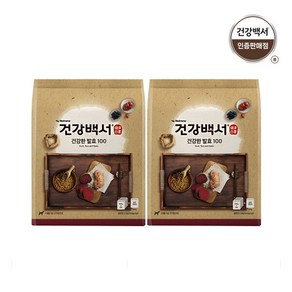 [건강백서] 건강한 발효 100(오리 쌀 낫또) 2.5kg 2팩, 단품, 2개