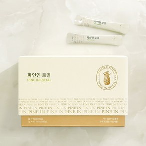 [당일발송] 세모 파인인 로열 90포 1곽 과일 천연 효소 가족 임산부 파인애플, 180g, 1개