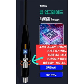 주한피싱 양어장 전용 전자찌 15점등 LED 360도 전자찌 가성비 굿 전자찌 양어장 전자찌 (배터리 포함), 1개, 7점등 XML 10번 길이60cm