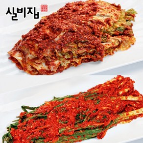 미미의밥상 선화동 실비집 매운 실비김치 배추김치 2kg/파김치 1kg 골라담기, 실비집 매운 배추김치 2kg, 1개, 2kg