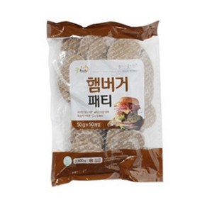 굿프렌즈 햄버거패티 50개입, 4개, 2.5kg