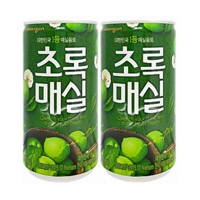 웅진 초록매실 180ml x 90캔(30캔-3박스)