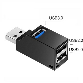 스노우드림 자동차 USB 디스펜서 확장기 usb 멀티포트 어댑터 차량용 휴대폰 충전기 허브, USB 3.0 라인확장기