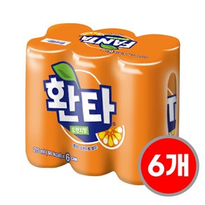 환타 오렌지 215ml 6개