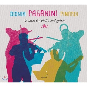 [CD] Fabio Biondi / Giangiacomo Pinadi 파가니니: 바이올린과 기타를 위한 소나타 작품집 (Paganini: Sonatas f...