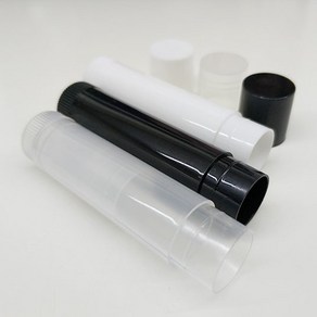 립밤 고체향수 립스틱 만들기 스틱형 공병 용기 5ml 10개, 화이트(투명)10개, 1세트, 흰색