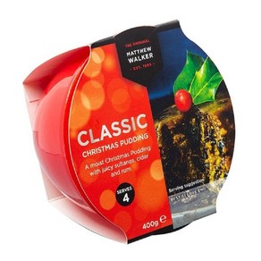 Matthew Walke Classic Chistmas Pudding 400g 매튜워커 클래식 크리스마스 푸딩 400g, 1개