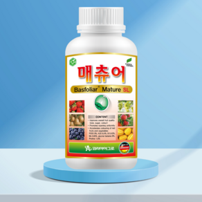 [농사마트] 바스폴리어 매츄어 500ml 고추 사과 착색제 당도 품질 향상 코리아아그로 사은품 계량컵, 1개