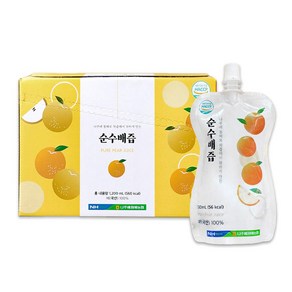 프리미엄 나주 순수배즙 100% 나주배 물없이 통째로 NFC 착즙 HACCP인증, 30개, 120ml