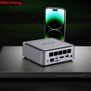 [CY] Maxtang NUC 미니 게이밍 PC AMD 라이젠 R7-7735HS 데스크톱 고성능 WIFI6 mini pc USB 4.0 듀얼하드 시즌신상, R7 7735HS표준시스템(SSD+DDR미포함), Linux, 0GB, 0GB, 그레이