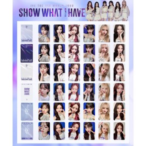 신상모음 2024 월드 투어 아이브 포카 집합 IVE SHOW WHAT I HAVE포토카드 앨범 굿즈