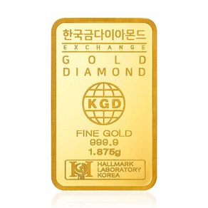 한국금다이아몬드 순금 골드바 24K 1.875g 999.9 금시세