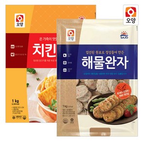 [퀴클리몰] 사조오양 치킨너겟 1kg + 사조오양 해물완자-1kg