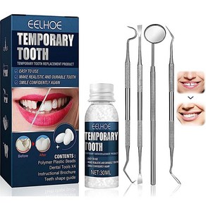 Dental Tools Cosmetic Denture Teeth Repair Kit Temporary Teeth replacement kit