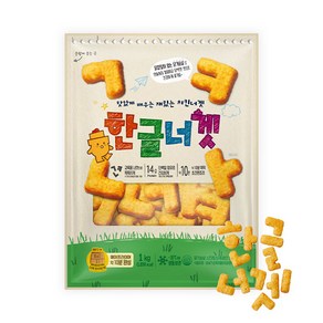 프리미엄 치킨너겟 재미있는 한글너겟 1kg, 1개