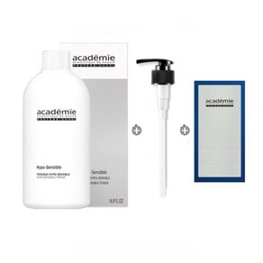 [공식수입정품]아카데미토너500ml1개+화장솜1박스+펌프1개 프랑스직수입 이뽀쌍시블토너, 1개, 500ml