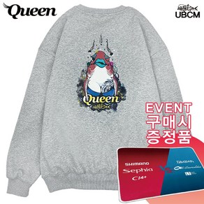 [이벤트] 참돔 타이라바 맨투맨 낚시복 낚시의류 기모 안감 QUEEN