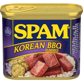 미국 SPAM 스팸 코리안 바베큐맛 12oz