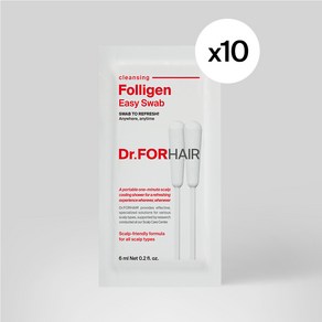 닥터포헤어 폴리젠 이지스왑 두피스케일링 왕면봉 6mlX10개, 6ml, 10개