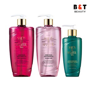 살롱드 마스터 쓕쓕 헤어 샴푸 400ml 2종 + 트리트먼트 세럼 150ml, 1개