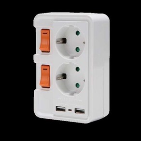 USB 충전콘센트 2구 USB2구 개별스위치 국내제조, 1개