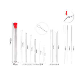 모모커머스 배바늘 꽈배기바늘 고리형 비즈바늘 11종 세트