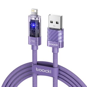 Toocki 고속충전 USB A타입 애플8핀 라이트닝 전류차단 케이블