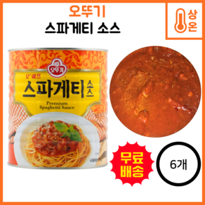 오뚜기 오쉐프 스파게티소스 3kg X6캔, 6개