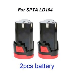 SPTA 무선 미니 광택기 왁싱 연마기용 배터리 LD104 12V 6800mAh, 한개옵션1, 02 Fo LD104