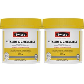 Swisse Vitamin C 500mg 스위스 비타민C 츄어블 310정 2팩, 2개