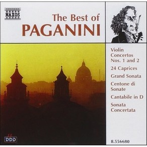 [CD] 작곡가 베스트 음악 시리즈 - 파가니니 (The Best of Paganini) : 바이올린 협주곡 24 카프리스 그랜드 소나타 칸타빌레