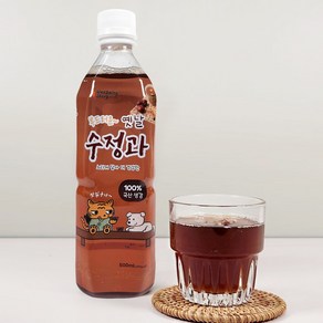 전통 수정과 얼리지않은 수제음료, 500ml, 6개