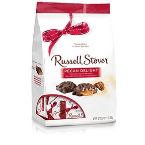 Russell Stove Milk Chocolate Pecan Delight Guss Russell Stove 밀크 초콜릿 피칸 딜라이트 거셋 백 16.1 온스. (2, 1개, 456g