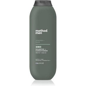 Method 메소드 멘 2-in-1 샴푸+Condtione 주니퍼+세이지, 2개, 414ml