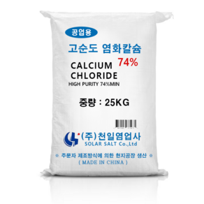 중국산 염화칼슘 74% 25kg 제설용 제습제, 1개