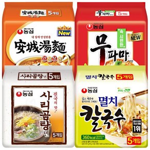 안성탕면 +사리곰탕면 +멸치칼국수 +무파마탕면, 단일옵션