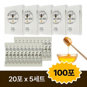 [국내산 대용량 꿀스틱] 답례품 단체 선물 세트 100포