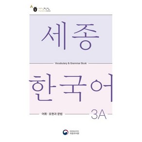 세종한국어 3A 어휘 표현과 문법(Sejong Koean Vocabulay and Gamma 3A), 공앤박