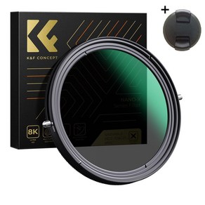 K&F Concept 67mm NANO-X 가변 ND2-32+CPL 2-in-1 (캡포함) ND2-ND32+CPL Fade Filte + Cap, 1개