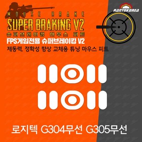 핫라인게임즈 로지텍 G304 G305 전용 마우스피트, 1개