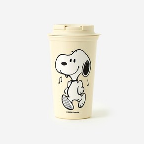 [Peanuts] 댄싱 피너츠 텀블러 (4종), 스누피, 스누피, 453ml, 1개