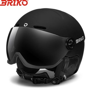 브리코 스키보드 바이져헬멧 2324 TEIDE VISOR MATT BLACK◀20%, XL (60-63cm), 1개