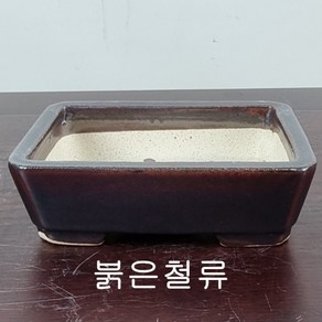 13. 손바닥정원 소품사각형 분재화분 승전분, 고동색, 1개