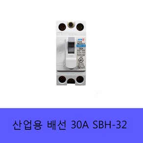 서울산전 배선용 산업용 차단기 SBH-32 15A 20A 30A, 1개