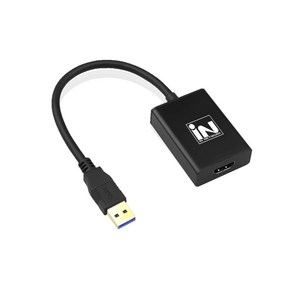 USB3.0 to HDMI 컨버터 IN-3UH19, 선택없음, 1개