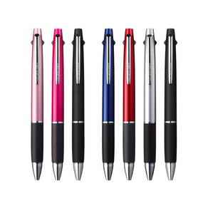 [uni]제트스트림3색고급볼펜 SXE3-800 (0.5mm0.7mm), 0.7mm, 블랙